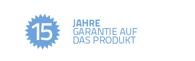 15 jahre garantie